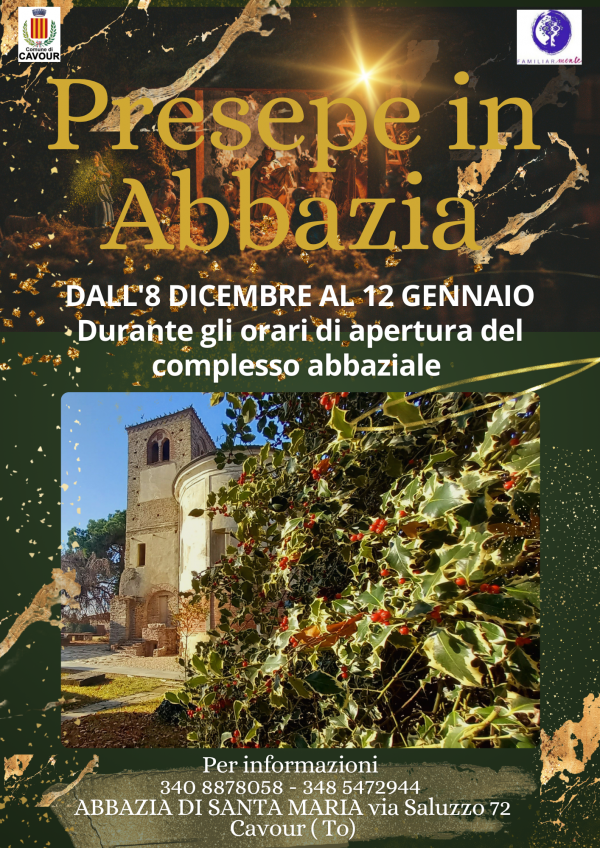 Presepe storico all'Abbazia di S. Maria